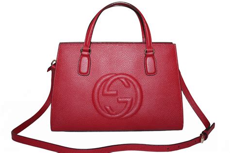 gucci red leather satchel|Gucci black leather boots.